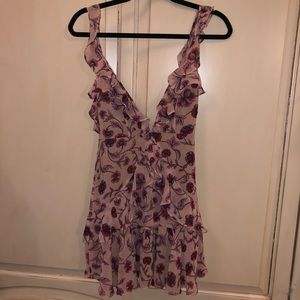 For Love and Lemons Poppy Dress in Pink